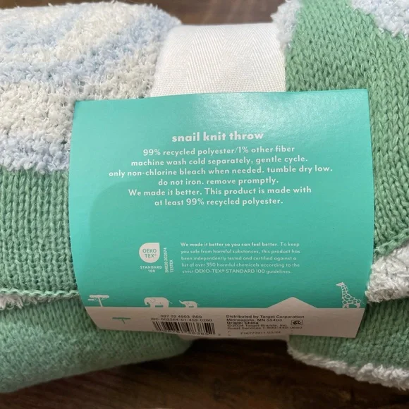 48"x58" Snail Knit Throw Blanket - Pillowfort™ - Picture 4 of 9